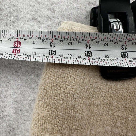 Bottega Veneta Skirt Size 38 (US2) Beige Tan A-Line Pleated Wool Hemp Ombre - Picture 9 of 14